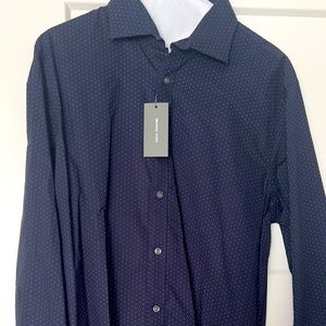 Mens Button down, NWT sz L, Michale Kors